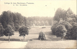 Cp BELGIQUE FLORENNES Collège St Jean Parc Vue Générale ( Statue Terrain ) - Florennes