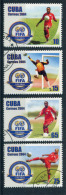 Cuba 2004. Football - Complete Set Of 4 Stamps - Used Stamps