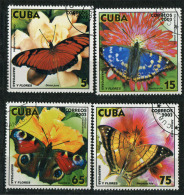 Cuba 2003. Butterflies - Complete Set Of 4 Stamps - Gebruikt