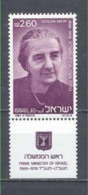 1981, Golda Meir Nº 785 - Nuevos (sin Tab)