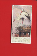 STOLLWERCK  CHROMO CIGOGNE TOIT NID - Stollwerck