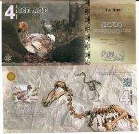 ICE AGE - LE DODO / 4 DOLLARS 2015 - Fictifs & Spécimens