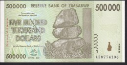 Zimbabwe 500000 Dollar 2008 P76 UNC - Zimbabwe