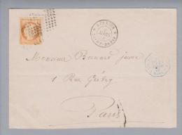Réunion St.Denis 1879-03-02 Brief Nach Paris - Storia Postale
