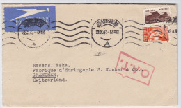 Südafrika 1945-09-22 Johannesburg "O.A.T." Brief Flugpost Nach Grenchen - Ohne Zuordnung