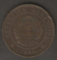 ARGENTINA 1 CENTAVO 1884 - Argentinië