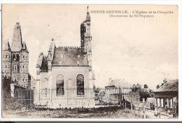 CPA Oneux Neuville Environs De Saint Riquier St 80 Somme L'Eglise Et La Chapelle - Saint Riquier