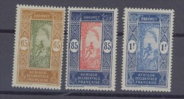 00025  -  Dahomey  :  Yv  76-78  * - Unused Stamps