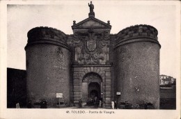 Delcampe - RPPC: PUERTA DE VISAGRA, TOLEDO, SPAIN ~ ANIMATED - Toledo