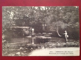 52 Haute Marne AUBERIVE Passerelle De La Forge Sur L'Aube - Auberive