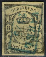 Varel 24/5 Auf 3 Groschen Gelb - Oldenburg Nr. 8 - Pracht - Oldenburg