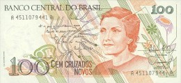 Brasil 100 Cruzados  (1989) Pick 220 UNC - Brazil