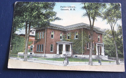 CPA Post Card Concord NEW Hampshire Public Library - Concord