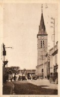CPA - SAINT-CHERON (91) La Place De L'Eglise Et Le Marché En 1937 - Saint Cheron