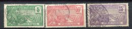 GUADELOUPE -  Yv. N°  58,59,,60  (o)  5c,10c,15c  Cote  1,75 Euro  BE - Gebraucht