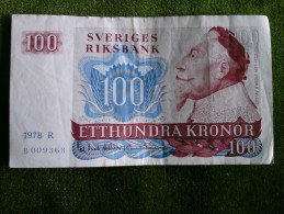 Suède - Sweden - 100 Kronor - 1978 - P54 - Sweden