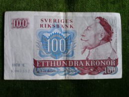 Suède - Sweden - 100 Kronor - 1978 - P54 - Sweden