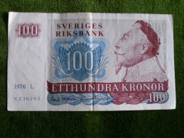 Suède - Sweden - 100 Kronor - 1976 - P54 - Zweden