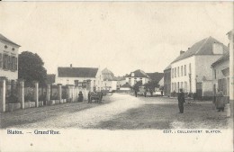 Blaton.   -   Grand' Rue,   1900  Prachtige Kaart! - Bernissart