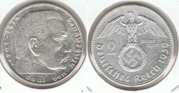 ALEMANIA DEUTSCHES  REICH 2 MARK 1939 A  PLATA SILBER. G1 - 2 Reichsmark