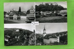 Greiz Puschkinplatz  Blick Zum Schloss Unteres Schloss Und Stadtkirche - Greiz