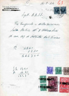 14-2-1944-REPUBBLICA SOCIALE ITALIANA--DITTA GAMBIE PONZIANI-AUTOTRASPORTI-SORDIO-MELEGNANO - Revenue Stamps