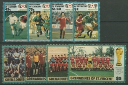 St. Vincent - Grenadinen 1986 Fußball-WM Mexiko 483/90 Postfrisch - St.Vincent E Grenadine