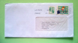 France 2014 Cover To Nicaragua - Sustainable Developpment - Green Letter - Lettres & Documents