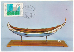 PORTOGALLO - PORTUGAL - 1977 - Carte Maximum - Museu De Marinha - Saveiro - OVAR - FDC - Cartes-maximum (CM)