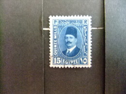 EGIPTO - EGYPTE - EGYPT - UAR - 1927 - 32 - ROI FOUAD 1 - Yvert & Tellier Nº 124 º FU - Oblitérés