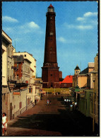 Borkum  -  Strandstrasse Mit "Neuem Leuchtturm"  -  Ansichtskarte Ca. 1970    (4638) - Borkum