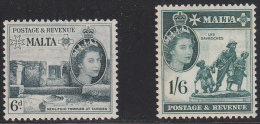 Malta 1956-58 Mint Mounted, Sc# 254,257, SG 274,277 - Malte