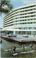 Hotel Alma-Ata - Car Volga - Fountain - Almaty - Alma-Ata - Kazakhstan USSR - 1970 - Unused - Kazachstan