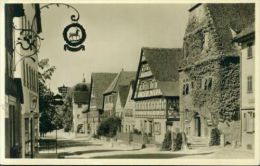 Rarität Langenburg Bei Dinkelsbühl Hauptstraße Gasthaus Ross 19.5.1958 Sw - Dinkelsbühl