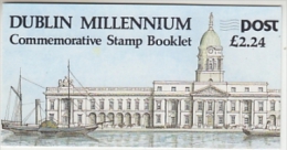 Ireland 1988 Dublin Millennium Booklet ** Mnh (22690) - Booklets