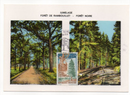 1968--C.M  --Jumelage  Forêt Rambouillet-Forêt Noire-----Cachet  RAMBOUILLET--78 - 1960-1969