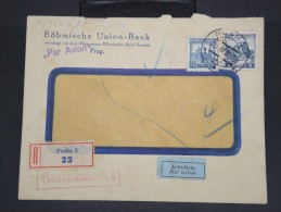 TCHECOSLOVAQUIE-Enveloppe En Recommandée De Prague Pour Paris En 1933 à Voir P7205 - Covers & Documents