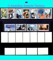 Australian Antarctic Territory-001 - Yvert & Tellier: N.8/18 (++) MNH - Privi Di Difetti Occulti. - Sonstige - Ozeanien