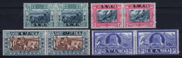 South West Africa: 1938 Mi.nr. 198 - 205 MH/*  In Pairs - Südwestafrika (1923-1990)