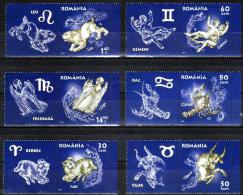 Roumanie 2011 - Zodiac I 6v.avec Vignettes Obliteres - Used Stamps