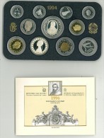 SERIE PROOF FONDO SPECCHIO 1995 - Confezione Zecca  Italia - Tiratura 7.960 - COMPLETA DI ASTUCCIO ORIGINALE - Mint Sets & Proof Sets