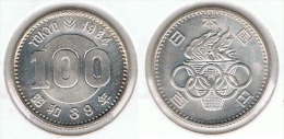 JAPON 100 YEN 1964 OLIMPIADA PLATA SILVER G2 BONITA - Japon