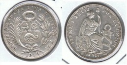 PERU QUINTO DE SOL 1905 PLATA SILVER G1 - Pérou