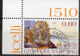 PIA - VAT : 2010 : 500° Della Morte Di Sandro Botticelli - (SAS  1517-19) - Used Stamps