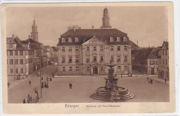 Germany - Erlangen - Rathaus Mit Pauli Brunnen - Erlangen