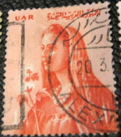 Egypt 1958 Woman 1m - Used - Used Stamps
