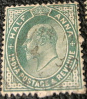 India 1906 King Edward VII 0.5a - Used - 1902-11 King Edward VII