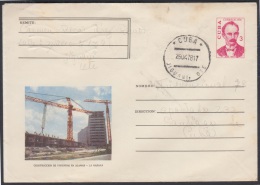 1976-EP-19 CUBA 1976. Ed.177d. POSTAL STATIONERY. ENTERO POSTAL. JOSE MARTI. VIVIENDAS EN ALAMAR. JIGUANI. USED. - Briefe U. Dokumente