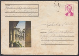 1976-EP-34 CUBA 1976. Ed.177e. POSTAL STATIONERY. ENTERO POSTAL. J. MARTI. PLAZA DE LA CATEDRAL. HABANA. USED. - Lettres & Documents