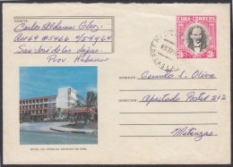 1977-EP-25 CUBA 1977. Ed.178c. POSTAL STATIONERY. ENTERO POSTAL. J. MARTI. VALLE VIÑALES. SAN JOSE DE LAS LAJAS. USED. - Covers & Documents